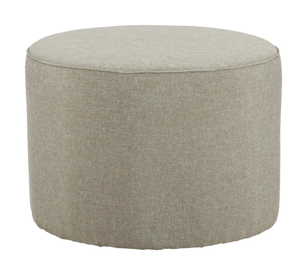 Moxy Outdoor Indoor Square Ottoman Olefin Upholstered Steel Frame Accent Seat