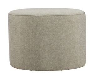 Moxy Outdoor Indoor Square Ottoman Olefin Upholstered Steel Frame Accent Seat