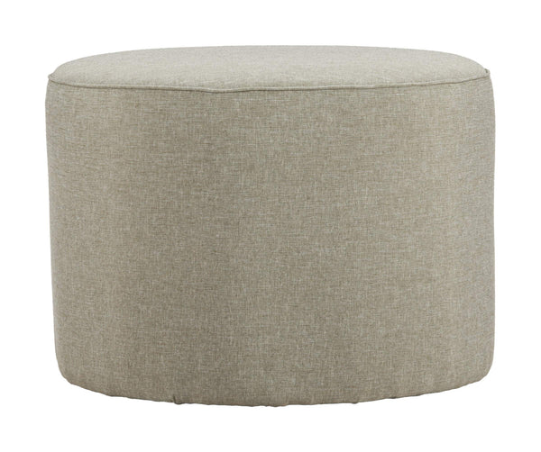 Moxy Outdoor Indoor Square Ottoman Olefin Upholstered Steel Frame Accent Seat