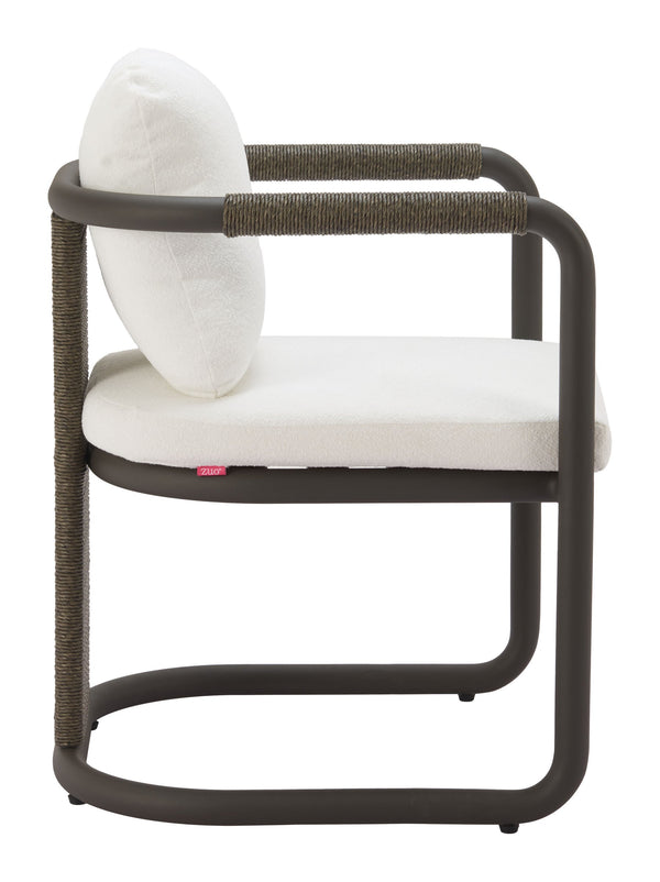 Ciel Outdoor Woven Rattan Dining Chairs Set of 2 with Aluminum Frame Patio Seating