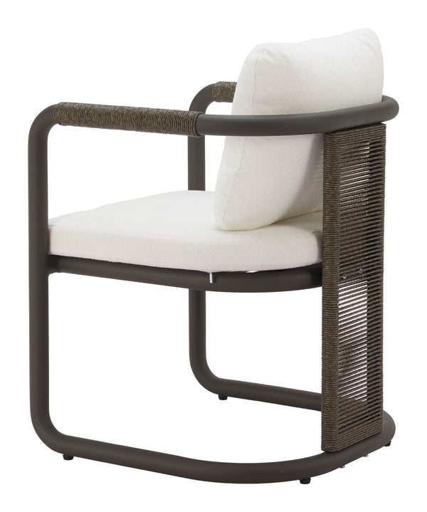 Ciel Outdoor Woven Rattan Dining Chairs Set of 2 with Aluminum Frame Patio Seating
