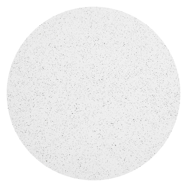 Liora Outdoor Bistro Table Round Terrazzo Cement Top Weather Resistant Steel Base