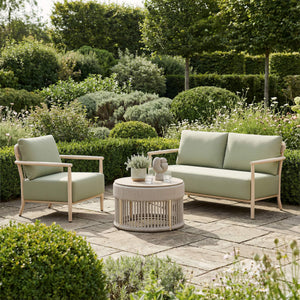 Sora Armchair Modern Deco Style Aluminum Frame Outdoor Indoor Lounge Seating