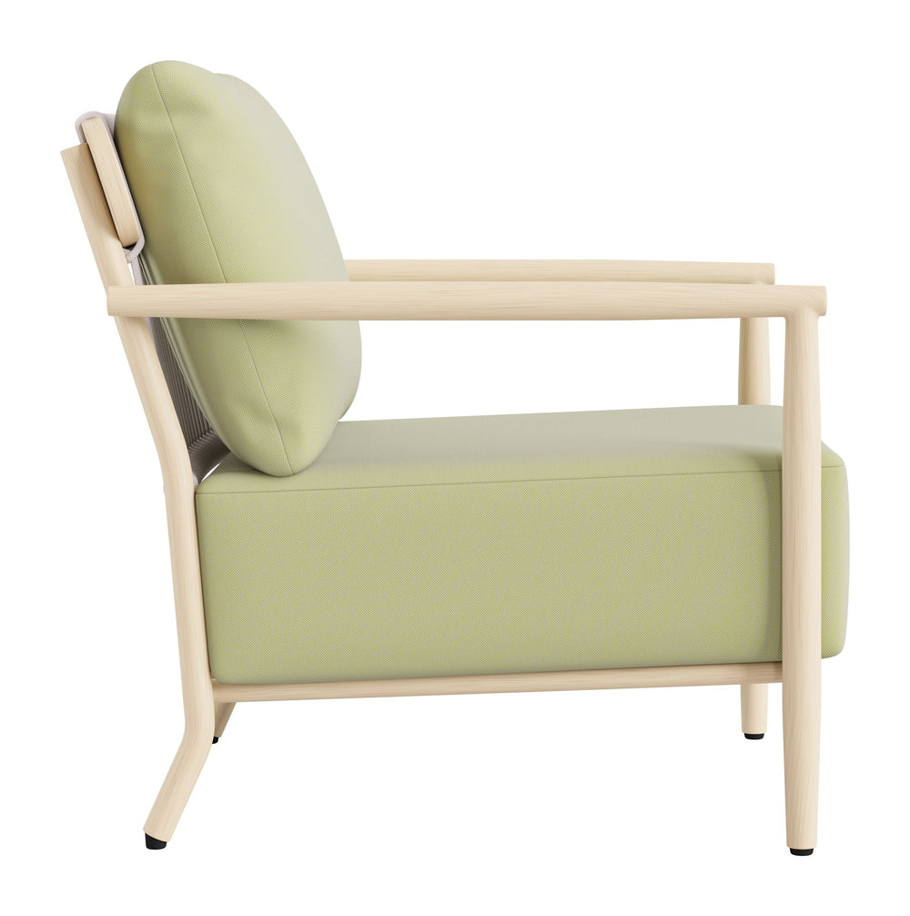 Zuo Modern Sora Armchair Modern Deco Style Aluminum Frame Outdoor Indoor Lounge Seating 704221