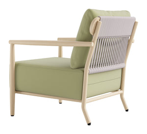 Sora Armchair Modern Deco Style Aluminum Frame Outdoor Indoor Lounge Seating