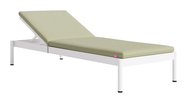 Zuo Modern Lychee Outdoor Chaise Lounge Aluminum Frame Adjustable Deco Modern Patio Recliner 704237
