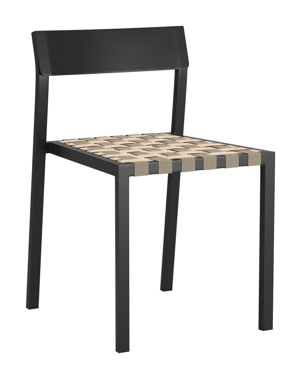 Zuo Modern Draco Stackable Outdoor Dining Chairs Set of 2 Aluminum Frame Glam Modern 704261