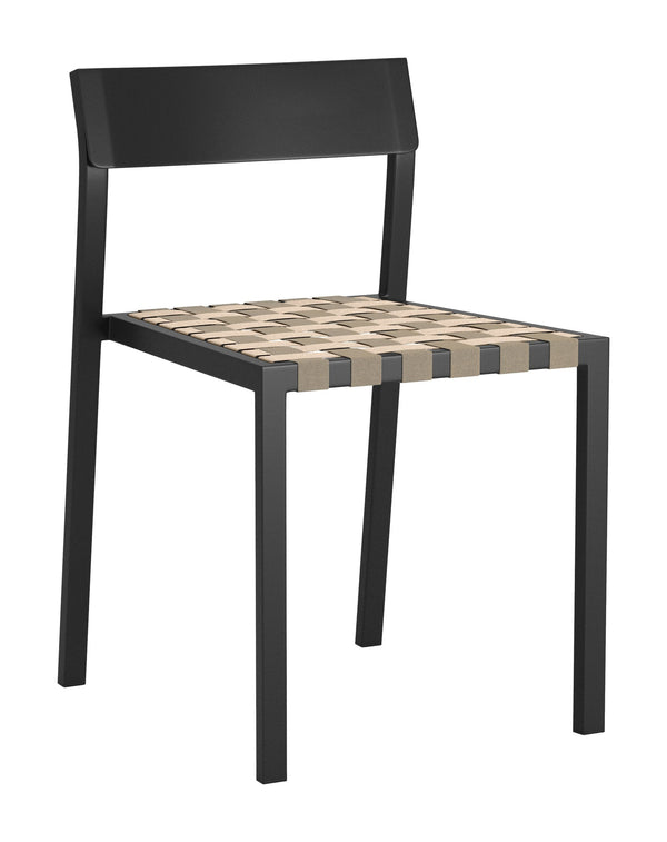 Zuo Modern Draco Stackable Outdoor Dining Chairs Set of 2 Aluminum Frame Glam Modern 704261