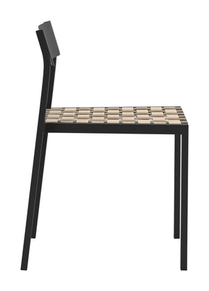Draco Stackable Outdoor Dining Chairs Set of 2 Aluminum Frame Glam Modern