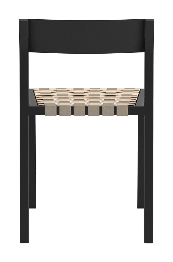 Draco Stackable Outdoor Dining Chairs Set of 2 Aluminum Frame Glam Modern