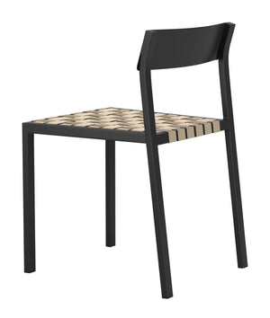 Draco Stackable Outdoor Dining Chairs Set of 2 Aluminum Frame Glam Modern