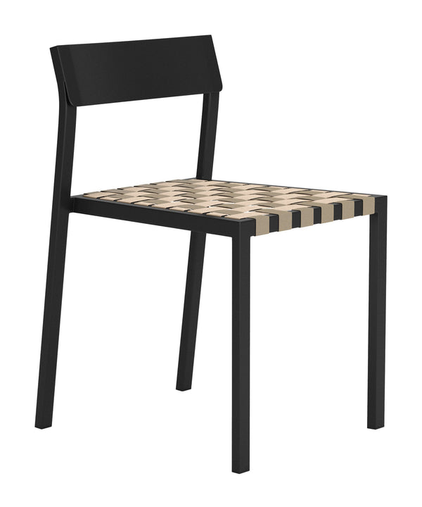 Draco Stackable Outdoor Dining Chairs Set of 2 Aluminum Frame Glam Modern
