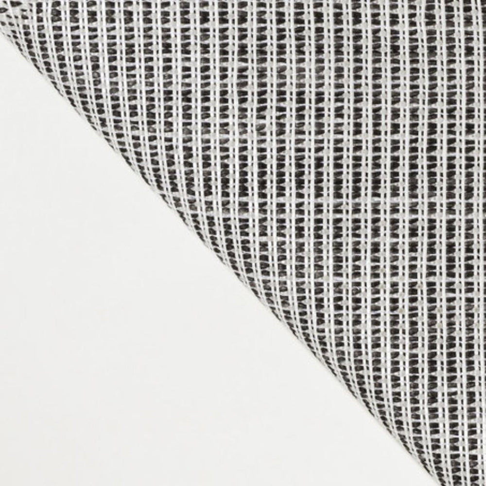 HomeRoots 5' Modern Cream and Black Geometric Indoor-Outdoor Area Rug - Durable, Low-Maintenance & Stylish! 704653