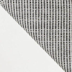 HomeRoots 5' Modern Cream and Black Geometric Indoor-Outdoor Area Rug - Durable, Low-Maintenance & Stylish! 704653