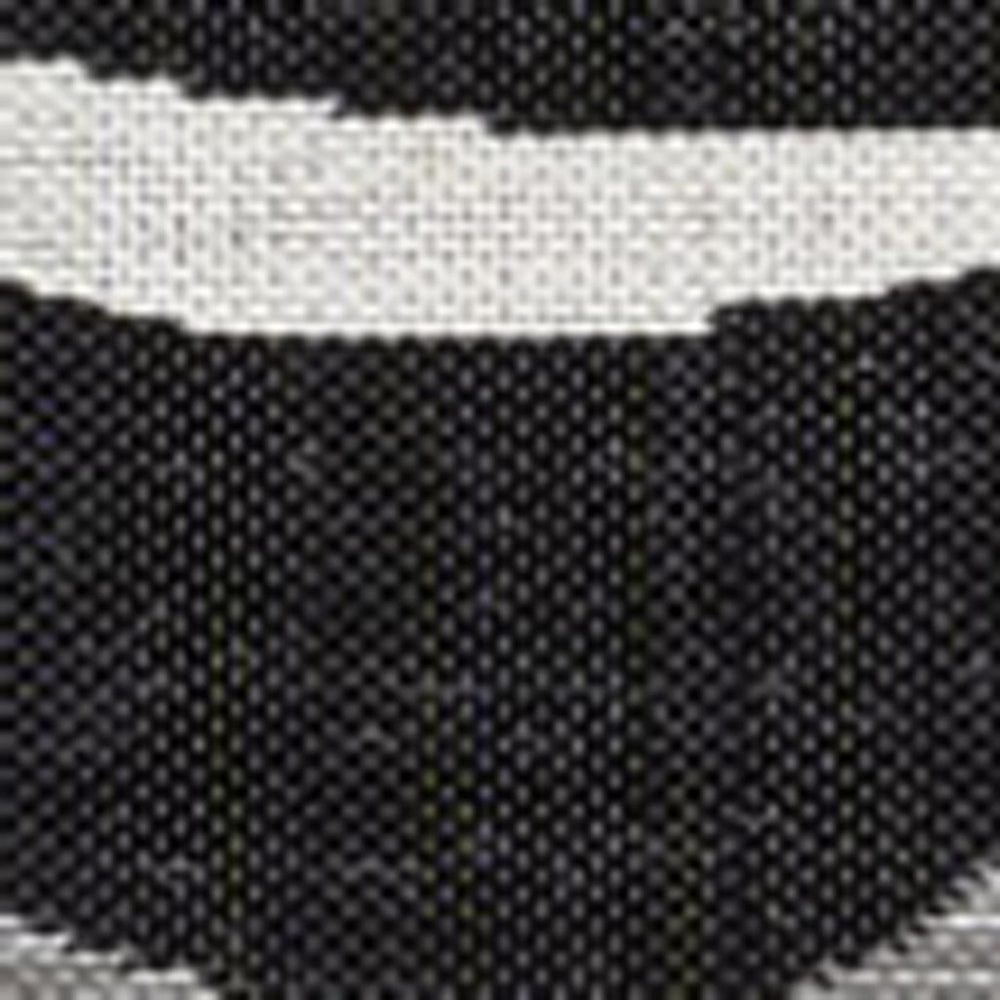 HomeRoots 3' X 5' Black and Gray Floral Area Rug - Stylish Indoor/Outdoor Design, Durable, Easy to Clean & Fade-Resistant 704696
