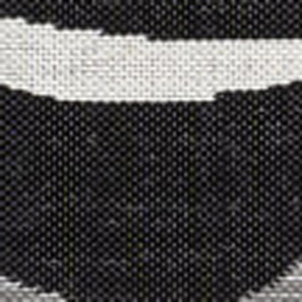 HomeRoots 3' X 5' Black and Gray Floral Area Rug - Stylish Indoor/Outdoor Design, Durable, Easy to Clean & Fade-Resistant 704696
