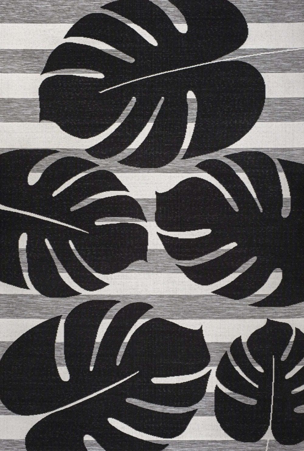 HomeRoots 8' X 10' Stunning Black and Gray Floral Area Rug for Indoor & Outdoor Use - Durable, Easy Care Design 704699