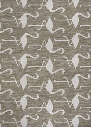 HomeRoots 3' X 5' Beige And White Animal Print Area Rug - Stylish, Durable, Indoor/Outdoor Use, Easy Care! 704701