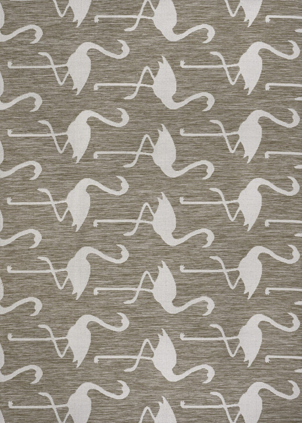 HomeRoots 3' X 5' Beige And White Animal Print Area Rug - Stylish, Durable, Indoor/Outdoor Use, Easy Care! 704701