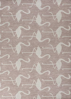 HomeRoots 3' X 5' Stylish Pink and Cream Animal Print Area Rug – Durable, Easy-Clean Indoor/Outdoor Accent! 704711