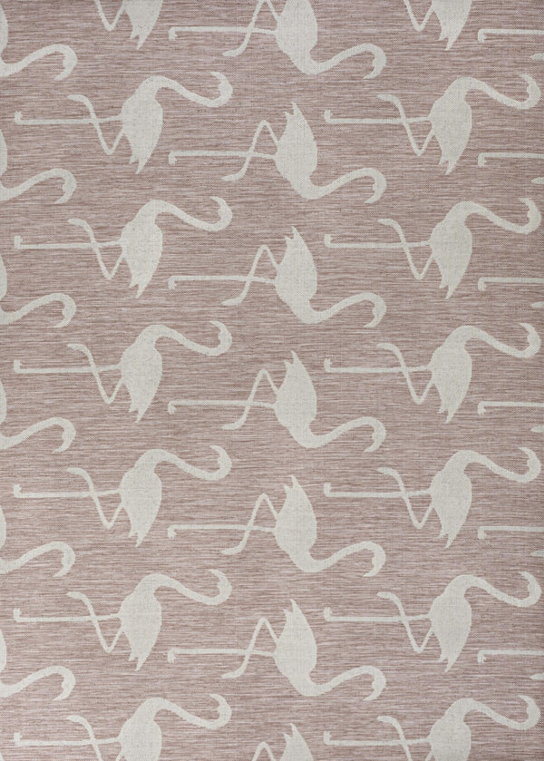 HomeRoots 3' X 5' Stylish Pink and Cream Animal Print Area Rug – Durable, Easy-Clean Indoor/Outdoor Accent! 704711