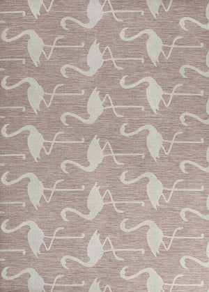 HomeRoots 8' X 10' Stylish Pink and Cream Animal Print Area Rug for Indoors and Outdoors - Durable & Chic! 704714