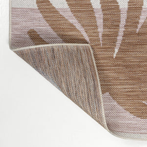 HomeRoots 4' X 6' Pink And Cream Floral Area Rug - Durable, Fade-Resistant, Perfect for Indoor or Outdoor Spaces 704727