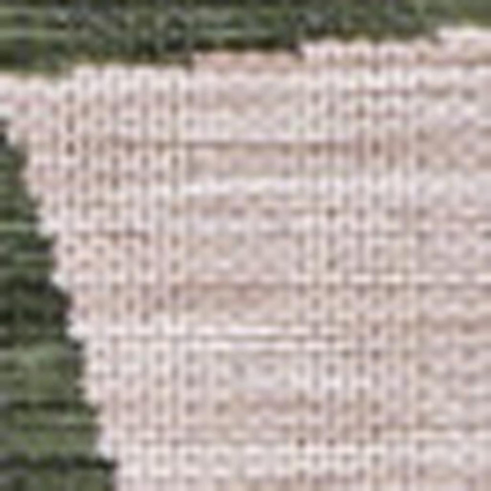 HomeRoots 4' Navy Blue and Cream Abstract Area Rug - Indoor Outdoor Durable Design for Modern Spaces 704737