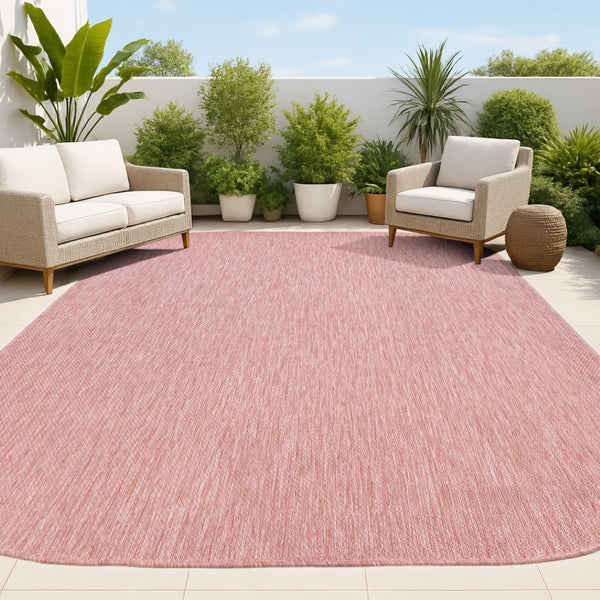 HomeRoots 5' X 8' Rose Novelty Area Rug - Stylish Indoor/Outdoor Softness, Durable, Low-Maintenance Design 704765