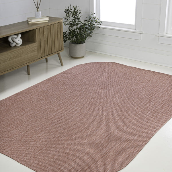 HomeRoots 5' X 8' Rose Novelty Area Rug - Stylish Indoor/Outdoor Softness, Durable, Low-Maintenance Design 704765