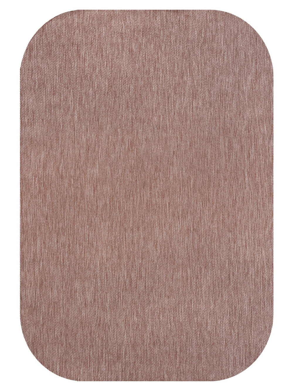 HomeRoots 8' X 10' Rose Indoor Outdoor Area Rug – Durable, Stylish, and Easy to Maintain for Any Space! 704767