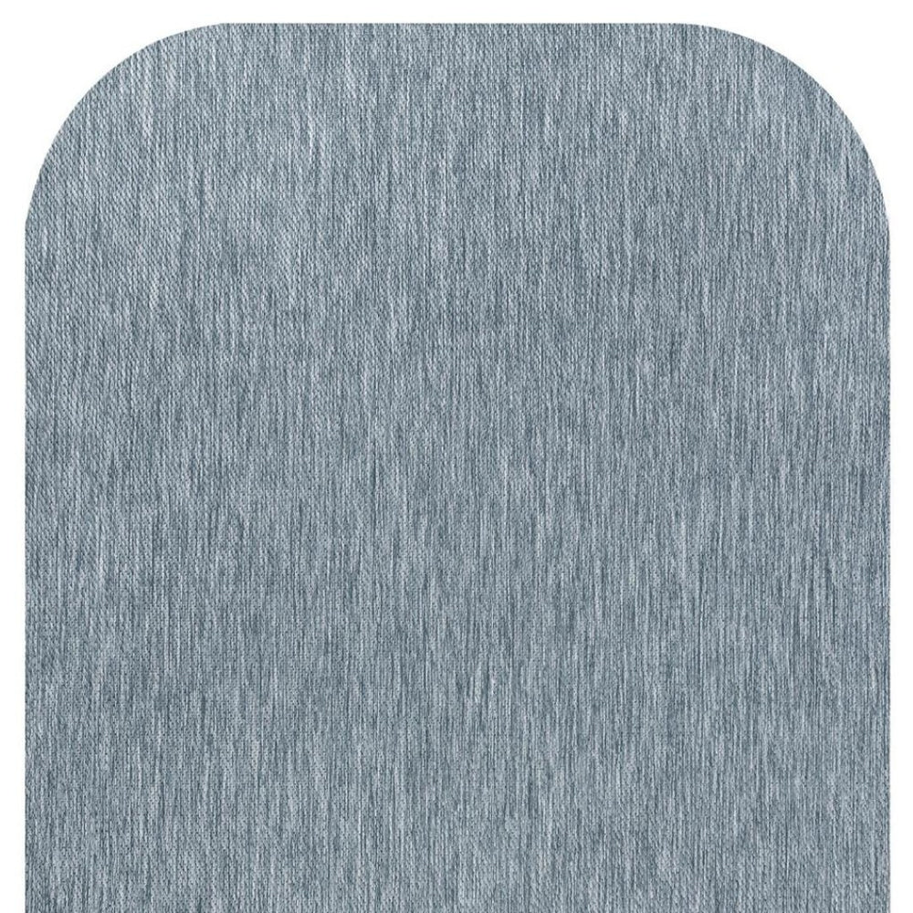 HomeRoots 5' Turquoise Indoor Outdoor Area Rug – Durable, Stylish, Low Maintenance for Patios, Kitchens & More! 704770