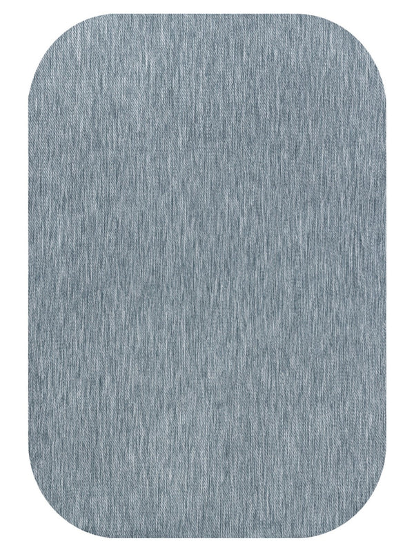 HomeRoots 5' Turquoise Indoor Outdoor Area Rug – Durable, Stylish, Low Maintenance for Patios, Kitchens & More! 704770