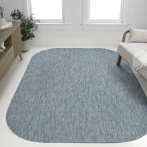 HomeRoots 5' Turquoise Indoor Outdoor Area Rug – Durable, Stylish, Low Maintenance for Patios, Kitchens & More! 704770