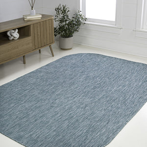 HomeRoots 5' Turquoise Indoor Outdoor Area Rug – Durable, Stylish, Low Maintenance for Patios, Kitchens & More! 704770