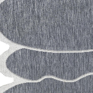 HomeRoots 9' X 12' Blue Medallion Area Rug - Durable Indoor Outdoor Design for Patios, Kitchens & Family Rooms 704788