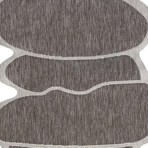 HomeRoots 8' X 10' Light Brown and Beige Medallion Rug - Stylish, Durable Indoor/Outdoor Area Rug for Versatile Spaces 704792