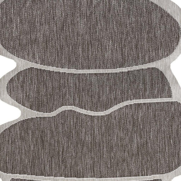 HomeRoots 8' X 10' Light Brown and Beige Medallion Rug - Stylish, Durable Indoor/Outdoor Area Rug for Versatile Spaces 704792