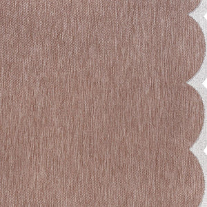 HomeRoots 5' Indoor/Outdoor Rose and Cream Area Rug - Durable, Stylish, Low-Maintenance for Any Space! 704800
