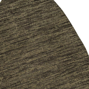 HomeRoots 6' Brown and Black Medallion Area Rug – Stylish Indoor/Outdoor Design, Durable, Low-Pile, Versatile Use 704816