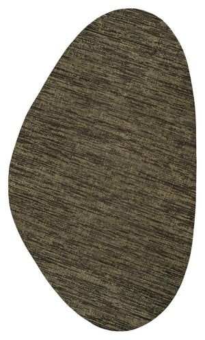 HomeRoots 8' Brown and Black Medallion Area Rug - Durable & Stylish for Indoor/Outdoor Spaces, Easy Care! 704817