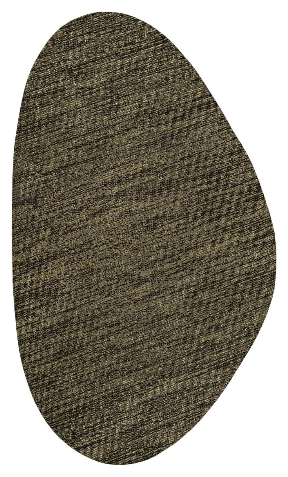 HomeRoots 8' Brown and Black Medallion Area Rug - Durable & Stylish for Indoor/Outdoor Spaces, Easy Care! 704817