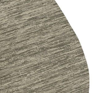 HomeRoots 5' Beige and Brown Medallion Indoor-Outdoor Area Rug - Durable, Stylish, Easy Care for Any Space 704820