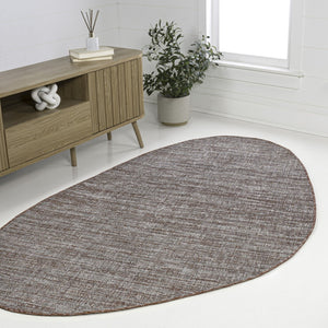 HomeRoots 8' X 10' Beige and Red Medallion Area Rug - Timeless Charm & Durable for Indoor/Outdoor Spaces! 704827