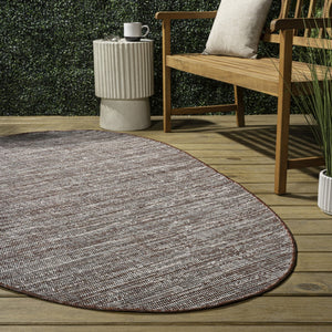 HomeRoots 9' X 12' Beige Red Medallion Indoor Outdoor Area Rug - Durable, Stylish, and Low-Maintenance Design! 704828