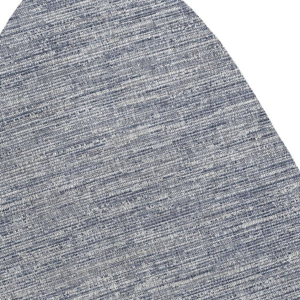 HomeRoots 6' X 9' Gray and Navy Blue Medallion Area Rug – Stylish, Durable Indoor/Outdoor Decor for Any Space! 704831