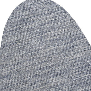 HomeRoots 8' X 10' Gray and Navy Medallion Rug – Stylish Indoor/Outdoor Area Rug for High Traffic Spaces! 704832
