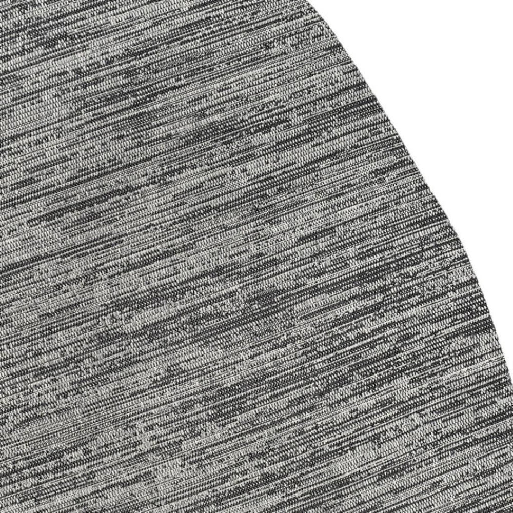 HomeRoots 8' X 10' Gray and Black Medallion Area Rug - Stylish, Durable Indoor/Outdoor Focal Point for Any Space 704842
