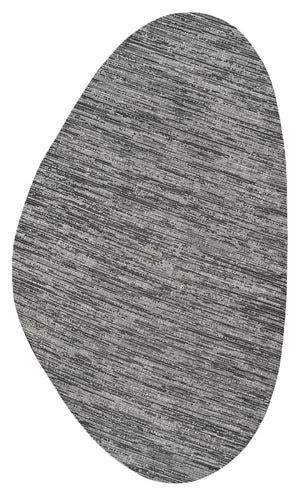 HomeRoots 9' Gray and Black Medallion Area Rug – Stylish Indoor/Outdoor Decor, Durable & Easy Care for High Traffic Areas 704843