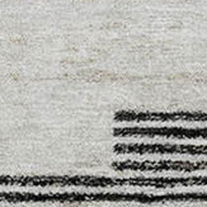 HomeRoots 8' Brown and Gray Geometric Washable Round Rug – Durable, Stylish, UV-Protected for High Traffic Areas 704918